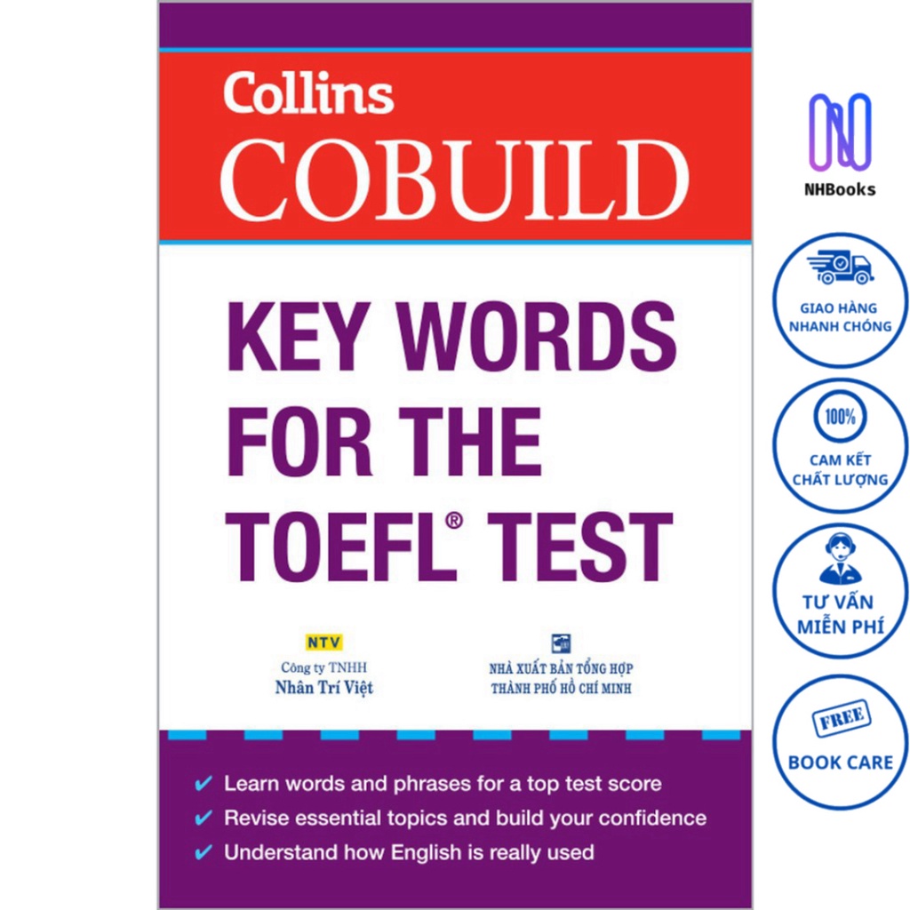 Sách - Collins COBUILD Key Words For The TOEFL Test - NHBOOK