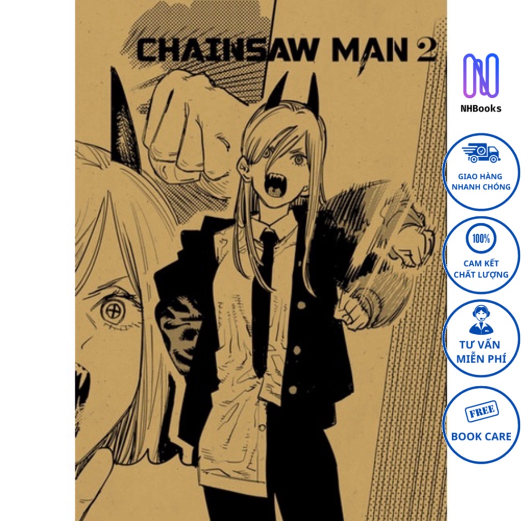 Sách - Chainsaw Man Tập 02 -Tặng Lót Ly - Giấy Kraft - NXB Trẻ - NHBOOK - NXB TRẺ