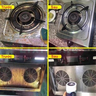 Bột tẩy đa năng CHANO Tẩy vết dầu mỡ, muội đen, ố vàng bám trên nồi, bếp, gạch mem nhà tắm...