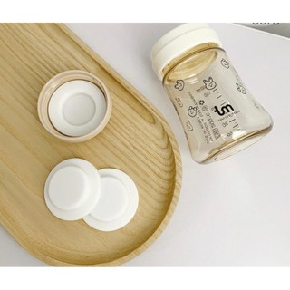 Nắp chặn sữa silicon thay thế nắp trữ sữa, phù hợp với các bình cổ rộng ( Moyuum, TM, Pigeon, Grosmimi, )
