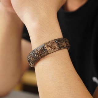 Lách Tay Trầm 12 con Giáp - Trầm hương Yên Lộc