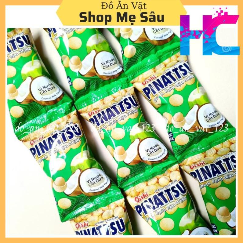 Snack nhân đậu phộng da cá vị nước cốt dừa Pinattsu Oishi - hang_chuan ...