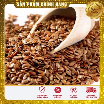 [BÁN SỈ 5KG] Hạt Lanh Nâu Flaxseed Sống Dùng Ủ Tóc Hoặc Rang Chín Lên Ăn Nấu Sữa Hạt Hoàng Phương