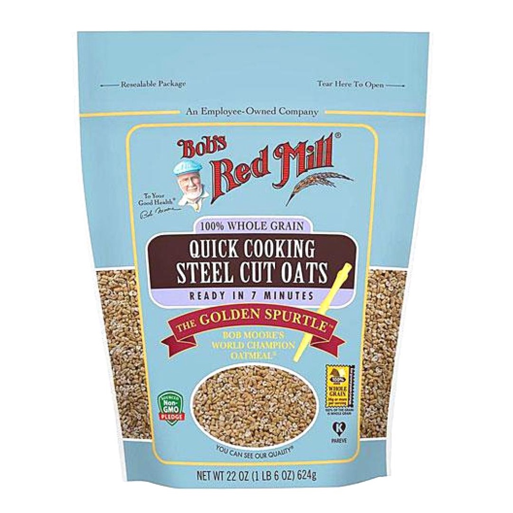 Yến Mạch Nguyên Cám Nấu Nhanh Cán Nhỏ, 100% Whole Grain Quick Cooking ...