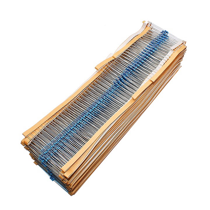 E-Projects 50 Resistenze Da 390k Ohm – 1/4 Watt, 5%, Pellicola Di Carbonio, Cavi Rigidi Per Breadboard, Confezione Da 50 Pezzi