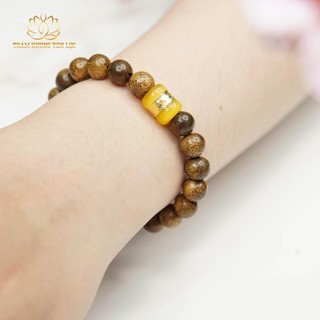 Vòng Tay Trầm Hương Mix Lu Thống Theo Bản Mệnh Trầm Hương Yên Lộc THYL013