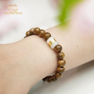 Vòng Tay Trầm Hương Mix Lu Thống Theo Bản Mệnh Trầm Hương Yên Lộc THYL013