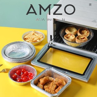 AMZO_ KHAY GIẤY BẠC TRÒN LÓT NỒI CHIÊN KHÔNG DẦU/KHUÔN GIẤY BẠC LÓT NỒI NƯỚNG ĐA NĂNG