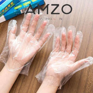 AMZO_HỘP 200 BAO TAY NILONG DÙNG 1 LẦN DÀY DẶN AN TOÀN DÙNG TRONG CHẾ BIẾN THỰC PHẨM