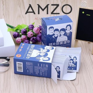 AMZO_ HỘP 100 KHĂN LAU KÍNH NANO GIÚP LAU SẠCH BỤI, CHỐNG BÁM BẨN, CHỐNG NHỜN TRÊN BỀ MẶT KÍNH