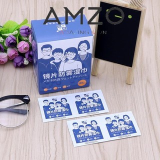 AMZO_ HỘP 100 KHĂN LAU KÍNH NANO GIÚP LAU SẠCH BỤI, CHỐNG BÁM BẨN, CHỐNG NHỜN TRÊN BỀ MẶT KÍNH