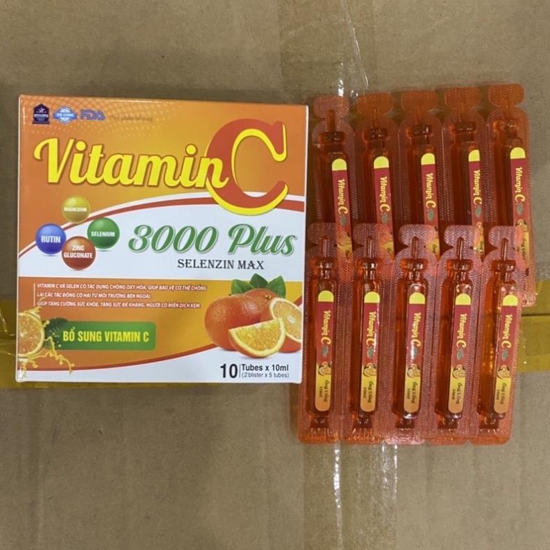 Siro VITAMIN C 3000 Plus Selezin Max -Hộp 20 ống - Bổ sung Vitamin C ...