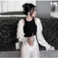 Áo croptop ba lỗ , Áo Ba Lỗ ngược chất thun Bo rip dày mềm mịn