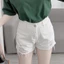 Quần short đùi nữ lưng cao vải kaki rách bền đẹp dễ phối đồ - Q024