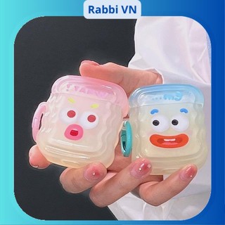 [99 Mẫu-Vỏ Airpods 2 Làn Sóng]Vỏ ốp case bảo vệ bao đựng cho Airpods 1/2 tai nghe không dây bluetooth chống va đập RABBI