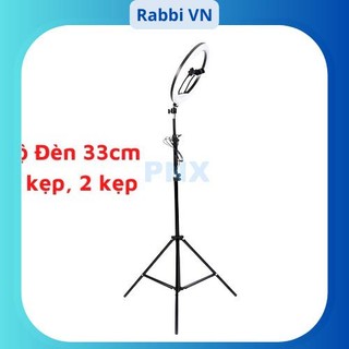 Đèn Livestream 33cm kèm Chân đỡ đèn bằng sắt dài 2m1 nhập khẩu mới 100% xuất VAT công ty RABBI