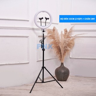 Đèn Livestream 33cm kèm Chân đỡ đèn bằng sắt dài 2m1 nhập khẩu mới 100% xuất VAT công ty RABBI