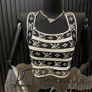 Áo len mongtoghi băng quấn siêu giãn cá tính chéo lưng croptop 089