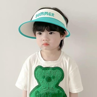 Mũ Che Nắng Cho Bé Vành Rộng Thêu Chữ SUMMER – Thoáng Mát, Dễ Thương, Gấp Gọn Mang Du Lịch Hè