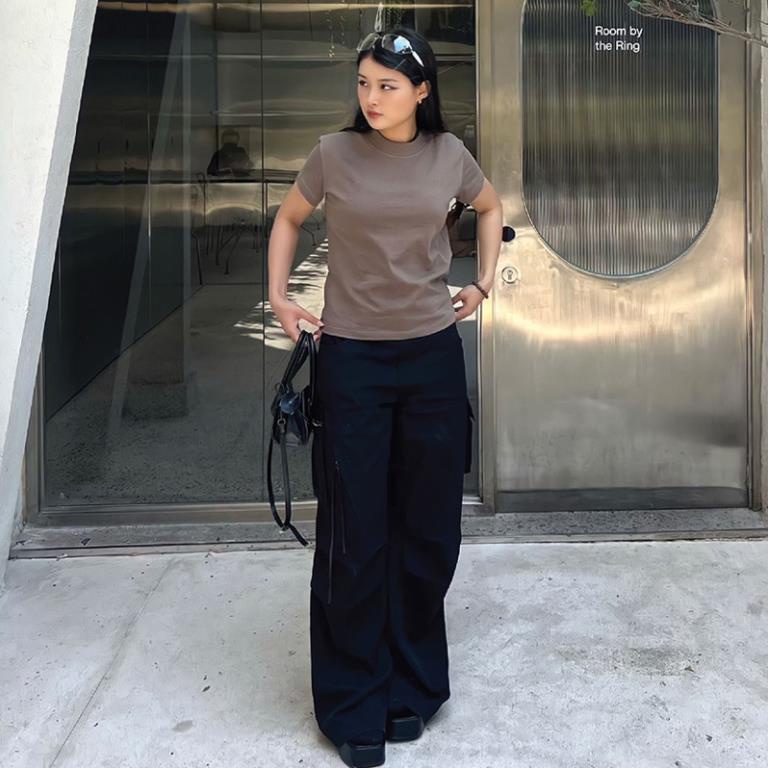 Áo babytee trơn basic áo phông form nhỏ chất cotton