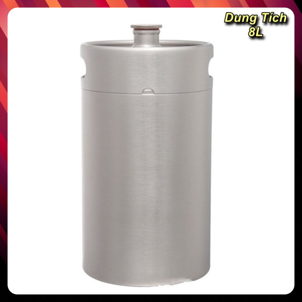 Vỏ Mini Keg Beer Inox 304 8L kèm nắp - SUPERDECOR | Shopee Việt Nam