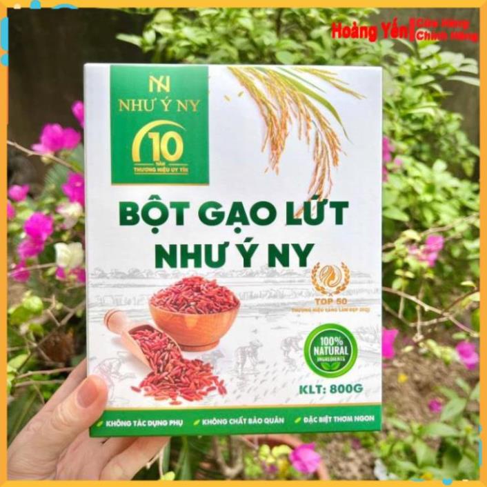 Bột gạo lứt Như Ý Chính Hãng giảm cân lợi sữa đánh bật mỡ thừa không cần ăn kiêng hộp 850g Shop Hoàng Yến CS1-Hàng Auth - 1
