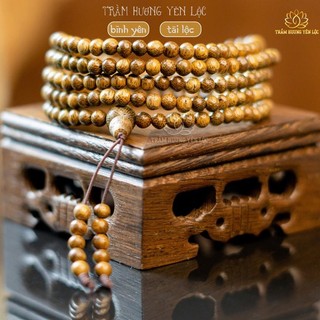 Vòng Tay Trầm Hương 216 Hạt [TRẦM HƯƠNG YÊN LỘC} - Vòng trầm hương mùi thơm nhẹ thoải mái