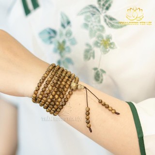Vòng Tay Trầm Hương 216 Hạt [TRẦM HƯƠNG YÊN LỘC} - Vòng trầm hương mùi thơm nhẹ thoải mái