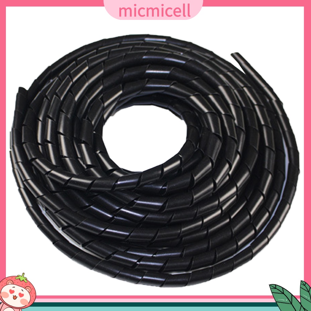 MICMICELL| 4-30mm Spiral Cable Wire Wrap Tube Desktop Computer Cord Tidy Management Tool