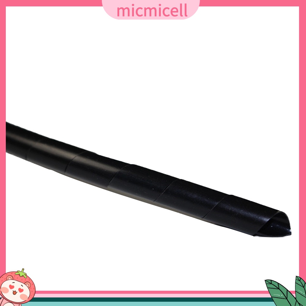MICMICELL| 4-30mm Spiral Cable Wire Wrap Tube Desktop Computer Cord Tidy Management Tool