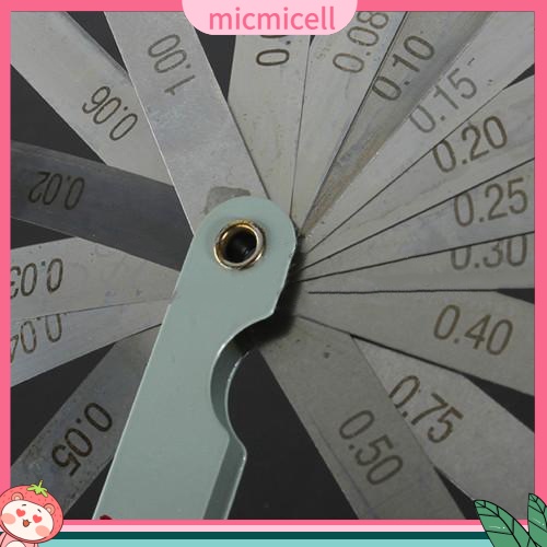 MICMICELL| Bộ 17 tấm thước lá dùng đo khe hở 0.02-1mm