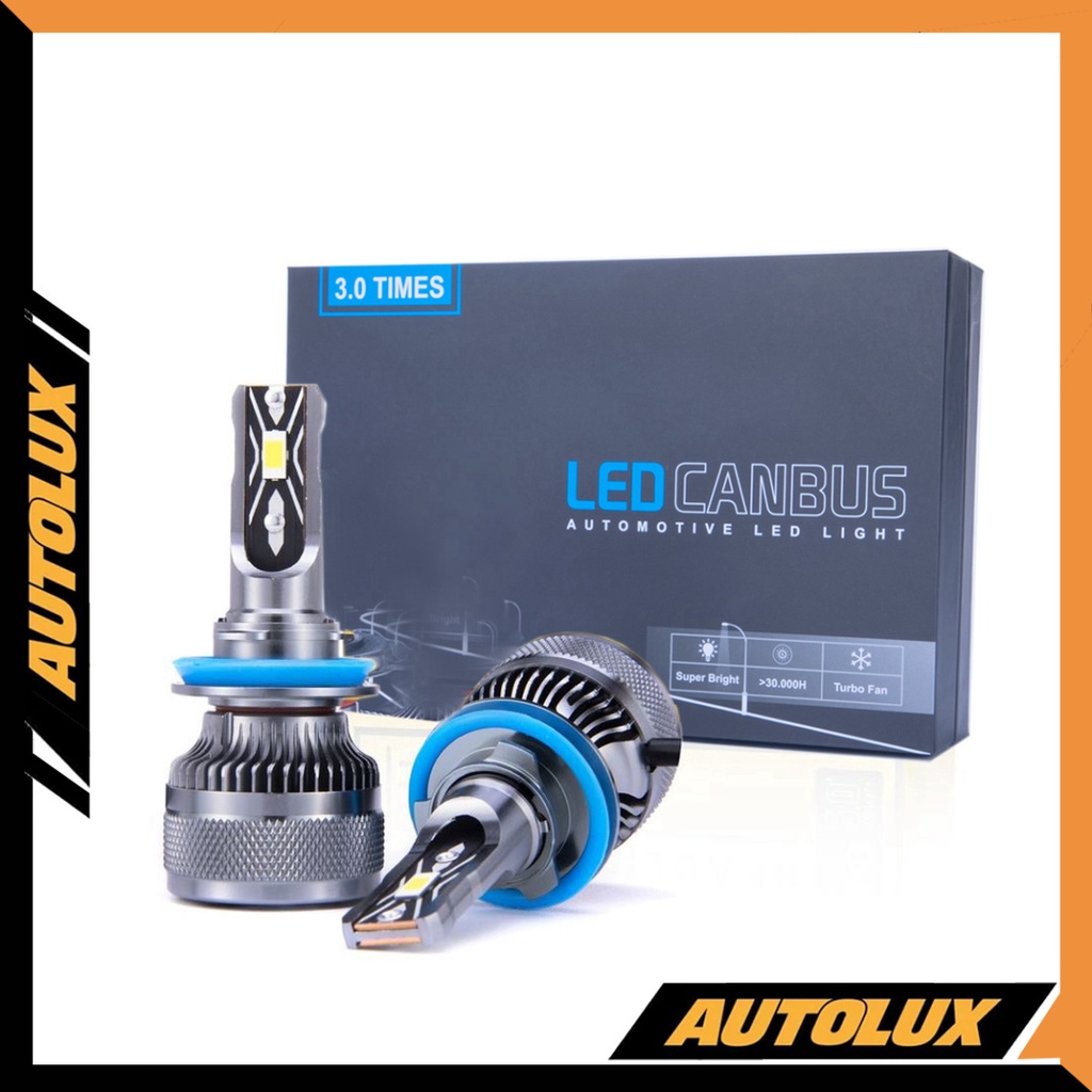[AUTOLUX] Bộ cụm đèn pha cos led xe con V6P 80w/cặp - 13600 LM - 80W ...