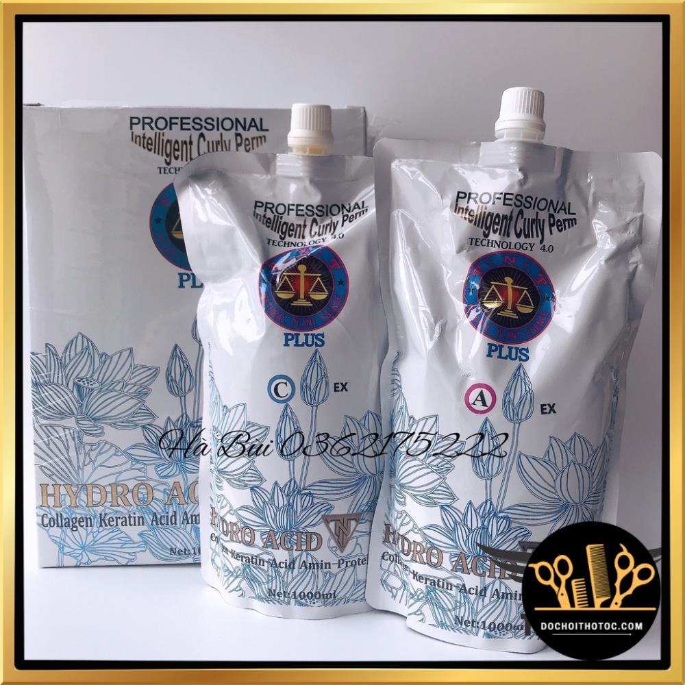 Thuốc Uốn Tóc TNT Hydro Acid  Thuốc Ép Tóc TNT Uốn Ép Thông Minh Không Canh Mềm Hóa ( Cặp 1000ml)