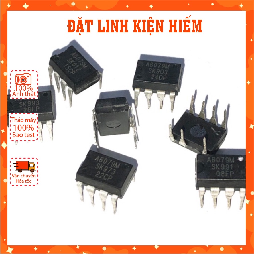 IC nguồn A6079M STR-A6079M A6079 DIP-7 mới chính hãng Sanken 100% ...