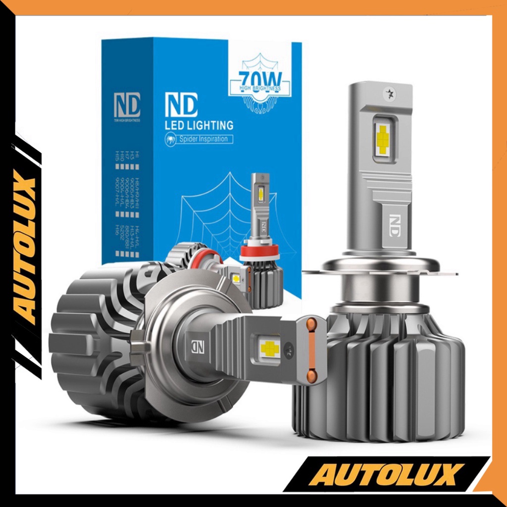 [AUTOLUX] Bộ (2 bóng) đèn pha/cos led xe con NAOEVO ND - 140W - 20.000 ...
