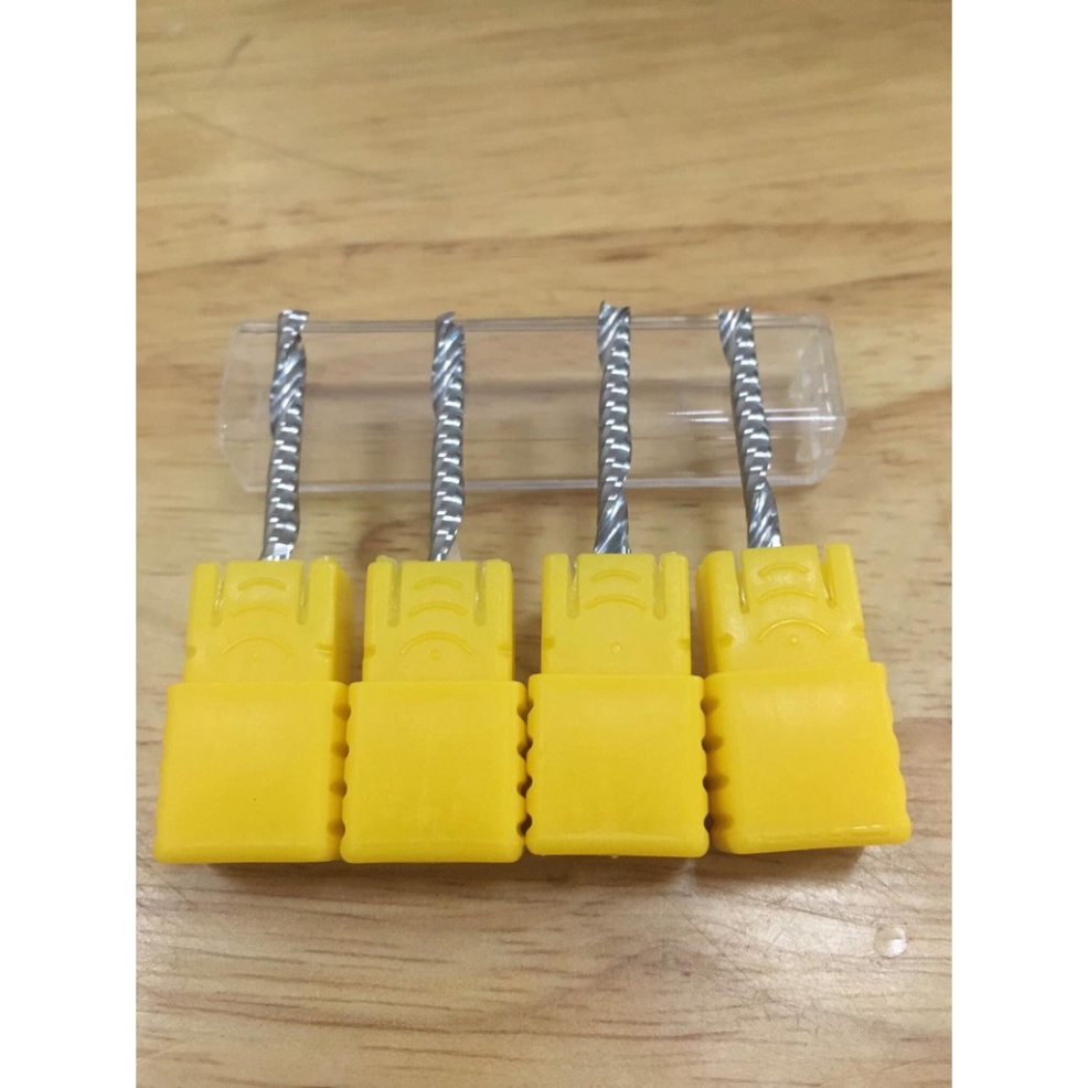Mũi cắt CNC xoắn 1 me phi 3.175 nhập khẩu, dao cắt CNC, dao cắt mica ...