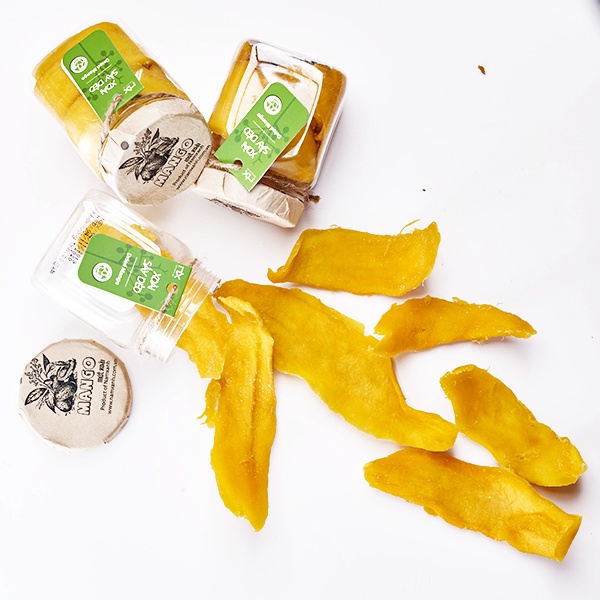 Ảnh Nam Xanh Mứt Xoài Sấy Dẻo Chua Ngọt Dried Mango Hộp 80g (100g) 2