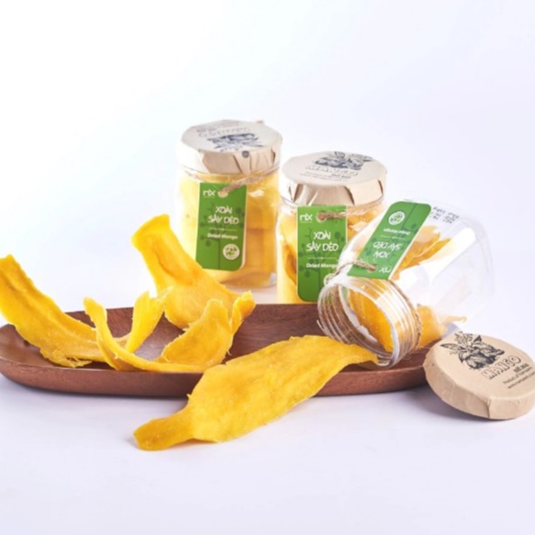 Ảnh Nam Xanh Mứt Xoài Sấy Dẻo Chua Ngọt Dried Mango Hộp 80g (100g) 3