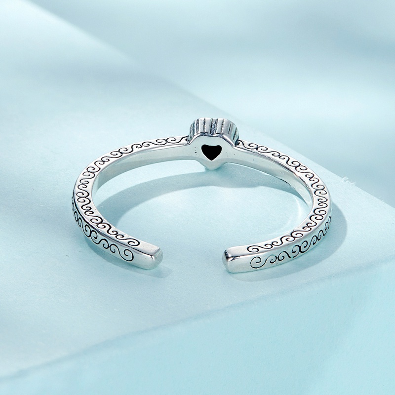 Nhẫn BAMOER bạc 925 đính đá zircon nhiều màu sắc