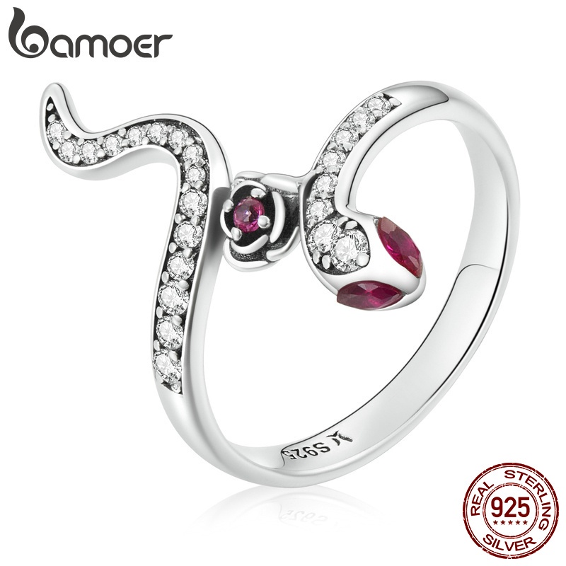 Nhẫn BAMOER SCR789-6 bằng bạc 925 thời trang độc đáo dành cho nữ