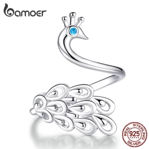 BAMOER Nhẫn BạC 925 HìNh Chú Công ThờI Trang