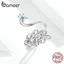 BAMOER Nhẫn BạC 925 HìNh Chú Công ThờI Trang