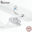 BAMOER Nhẫn BạC 925 HìNh Chú Công ThờI Trang