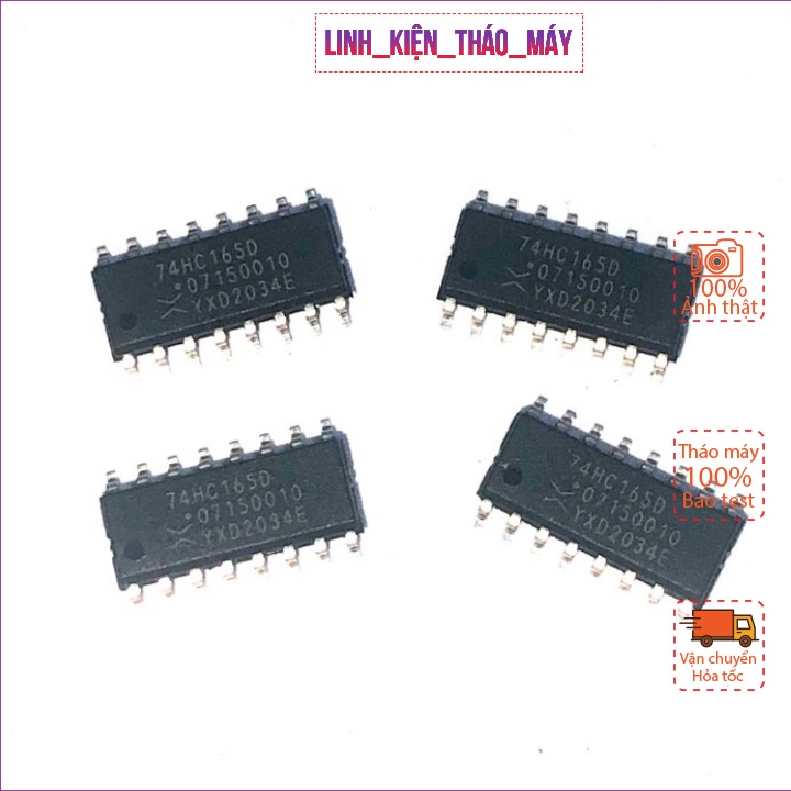IC 74HC165 SOP-16 (SMD Dán) (74HC165D 74165) Hàng Mới Chính Hãng (ship