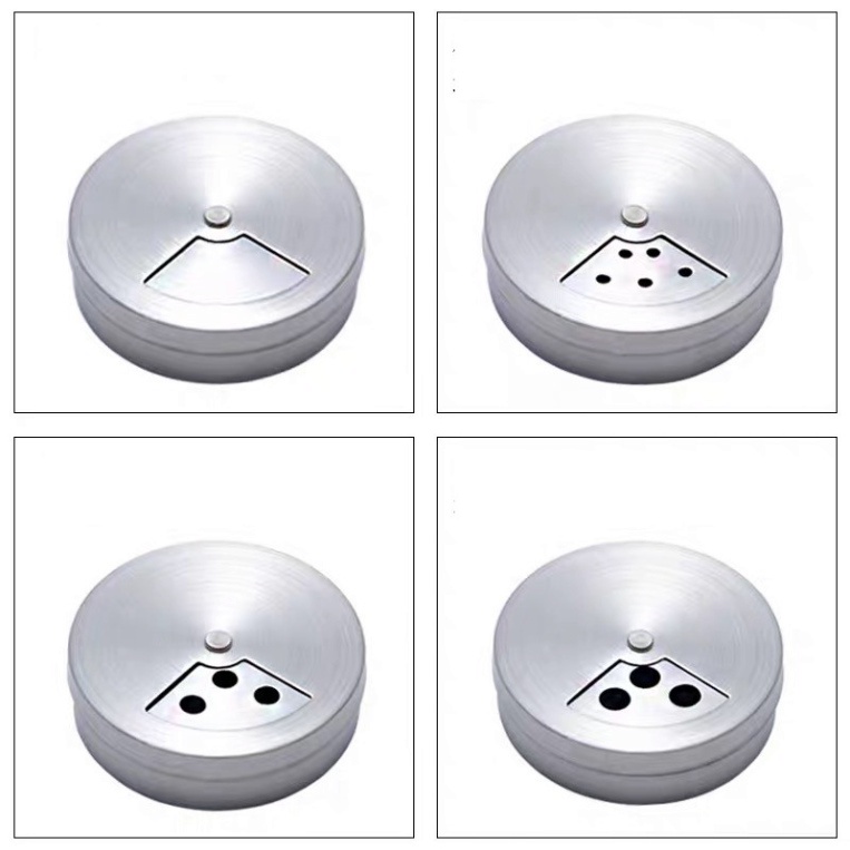 Hũ lọ đựng gia vị, tiêu, muối, tăm thời thượng chất liệu inox 304