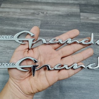 Cặp chữ nổi GRANDE loại dài, số 125i chất liệu nhựa cứng như ZIN keo chắc chắn