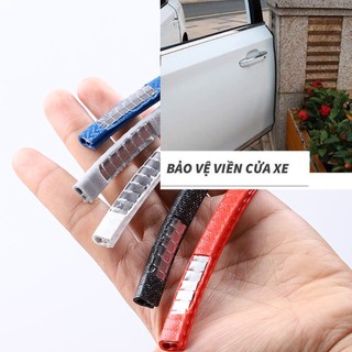 Cuộn 5m nẹp viền cửa xe ô tô cao su chữ u lõi thép trang trí chống va đập cửa xe hơi - OTOALO