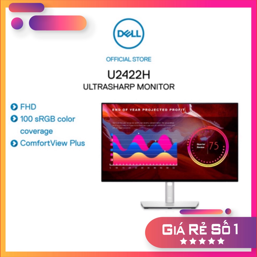 Chính Hãng Màn Hình Dell UltraSharp U2422H 23.8" FHD LED IPS USB-C ...