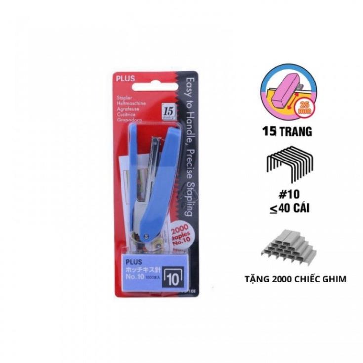 Dập ghim số 10 Plus - Phiên bản PREMIUM, Kèm 2 hộp đạn Chính Hãng VPP ...