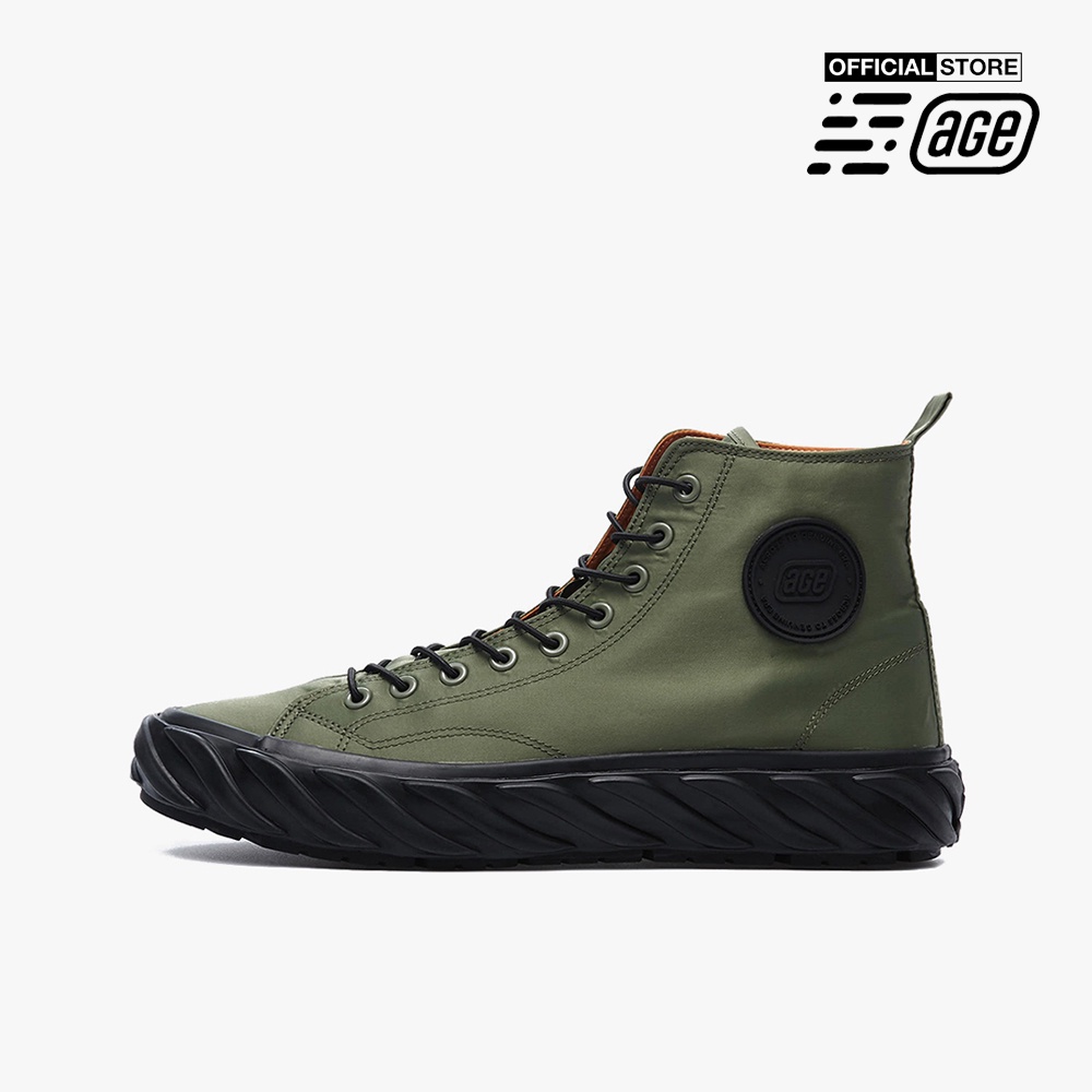 Giày thể thao unisex AGE cổ cao Top Ma 1 AGE-MA-TOP-OLBK-013
